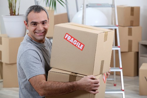 Removal van in Westend ready for a local home move