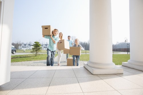 Professional office relocation services in Westend handling desks and equipment